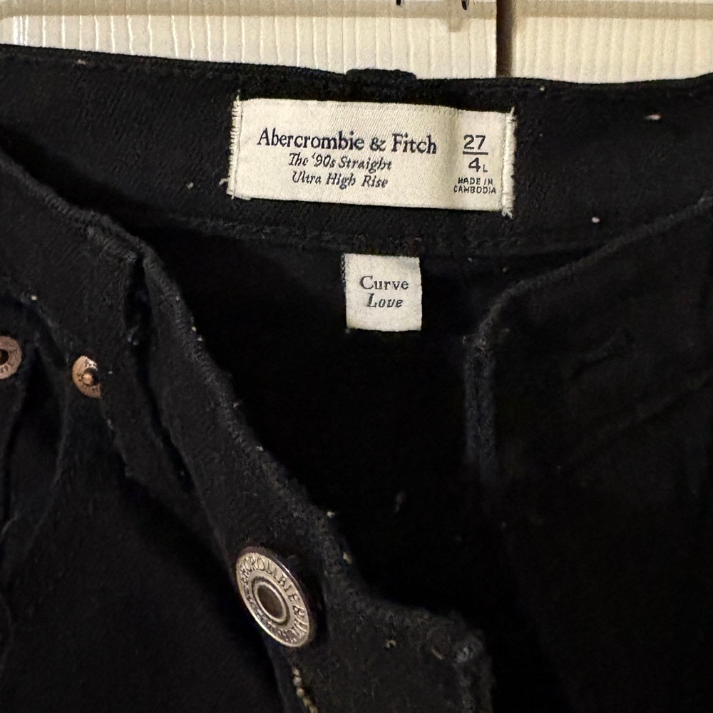 Abercrombie & Fitch Black Curve Love Jeans